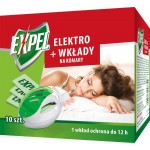 EXPEL - ELEKTRO+WKŁADY NA KOMARY 10SZT