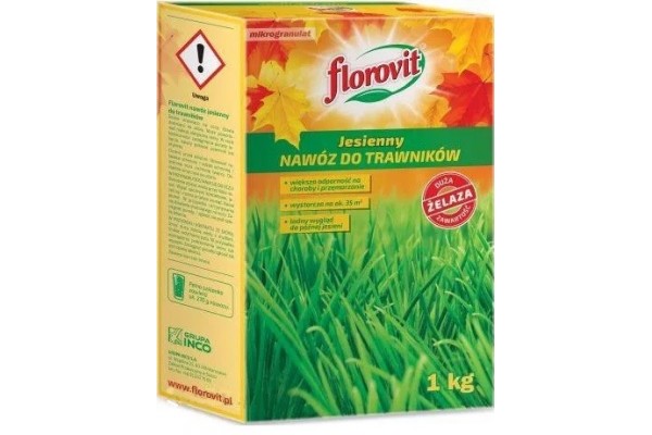 FLOROVIT DO TRAWNIKÓW 1KG JESIEŃ KARTON (12)