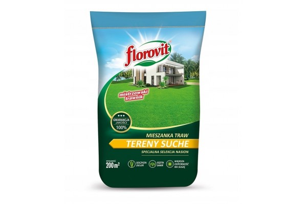 FLOROVIT DO MIESZANKA TRAW NA TERENY SUCHE 5KGPARTIA:PL924/02/140/BD7 WAŻ. 09.02.2021