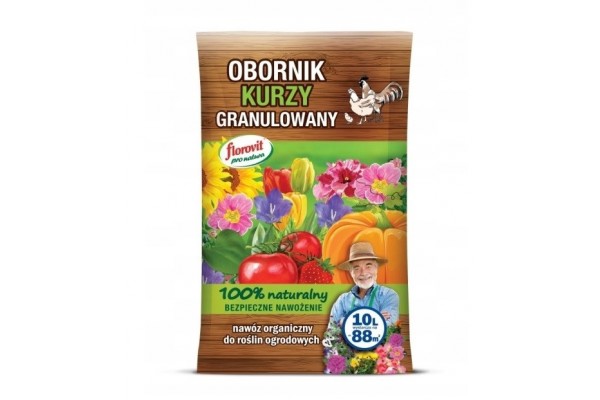 FLOROVIT OBORNIK GRANULOWANY KURZY PRO NATURA 10L