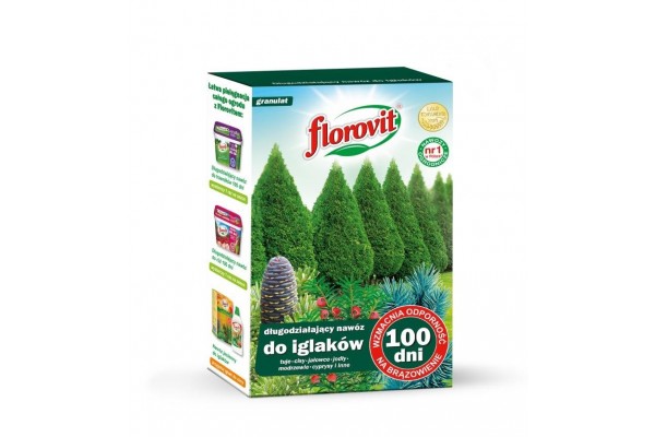 FLOROVIT DO DŁUGODZIAŁAJĄCY DO IGLAKÓW "100 DNI" 1KG (12) KARTON