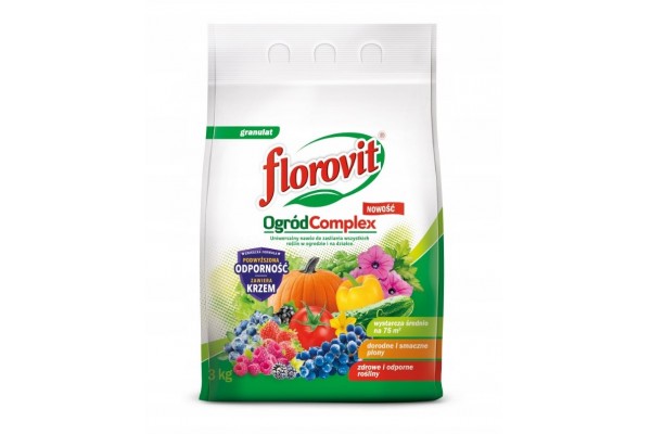FLOROVIT OGRÓD COMPLEX 3 KG KWIATY OWOCE WARZYWA