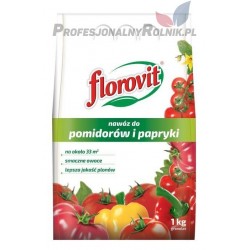 FLOROVIT NAWÓZ DO POMIDORÓW I PAPRYKI 1KG GRANULOWANY