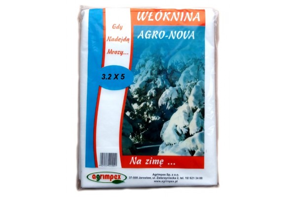 AGROWŁÓKNINA ZIMOWA 3.20X 5 AGRO NOVA BIAŁA