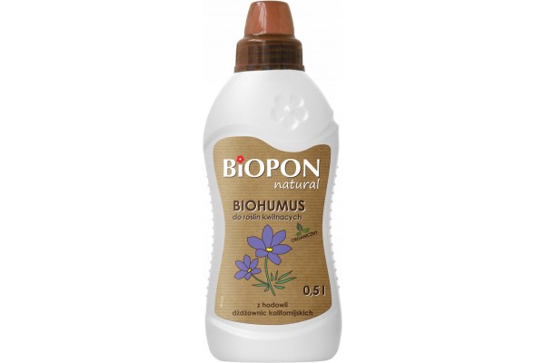 BIOHUMUS DO ROŚLIN KWITNĄCYCH 0,5L BIOPON
