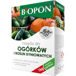 NAWÓZ ODŻYWKA DO OGÓRKÓW I INNYCH DYNIOWATYCH 1KG BIOPON