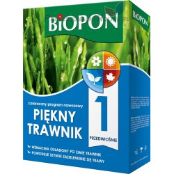 NAWÓZ DO TRAWNIKA PIĘKNY TRAWNIK PRZEDWIOŚNIE 2KG BIOPON