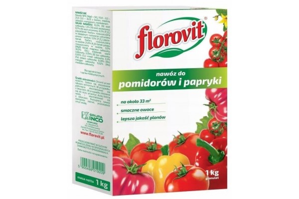 FLOROVIT DO POMIDORÓW I PAPRYKI 1KG KARTON A 12