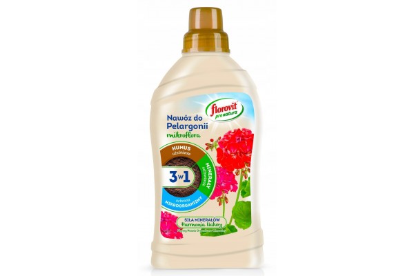 FLOROVIT DO PELARGONII (MIKROFLORA 3W1) 1L PRO NATURA