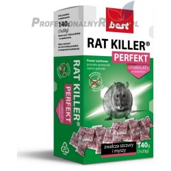 RAT KILLER PERFEKT GRANULAT 140G MYSZY SZCZURY