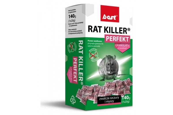 BEST-PEST RAT KILLER PERFEKT GRANULAT 140G MYSZY SZCZURY