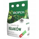 BIOPON NAWÓZ DO IGLAKÓW 4KG WYDAJNY GRANULOWANY