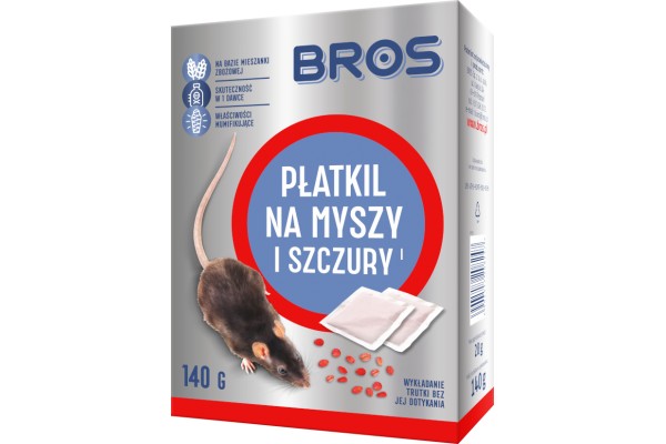BROS - PŁATKI NA MYSZY I SZCZURY 140G 