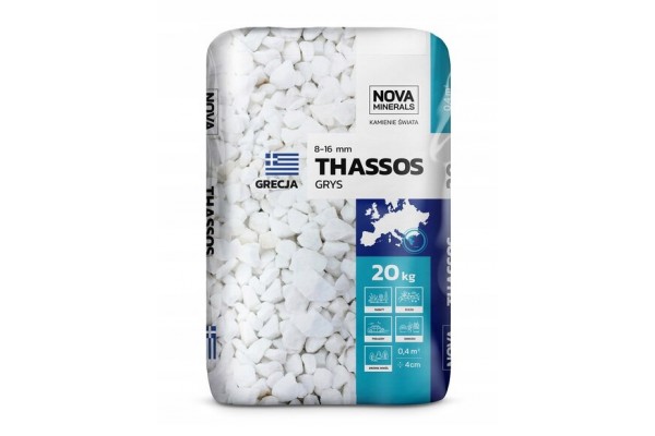 VILLA-GRYS BIAŁY THASSOS (8-16) WOREK 20 KG