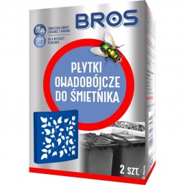 BROS - PŁYTKI OWADOBÓJCZE DO ŚMIETNIKA 2 SZT