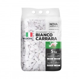 VILLA GRYS BIAŁY BIANCO CARRARA (16-32) WOREK 5 KG