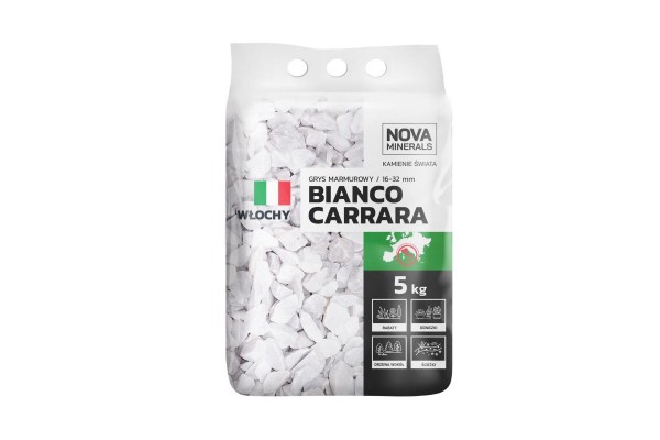 VILLA-GRYS BIAŁY BIANCO CARRARA (16-32) WOREK 5 KG