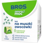 BROS - LEP NA MUSZKI OWOCÓWKI 2SZT ZIELONA MOC