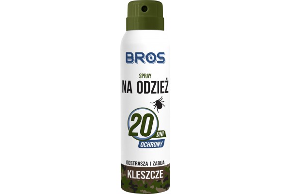 BROS - SPRAY NA ODZIEŻ - ODSTR.I ZABIJA KLESZCZE 90ML 