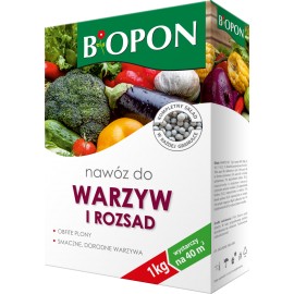 NAWÓZ DO WARZYW I ROZSAD 1KG BOPON BIOPON