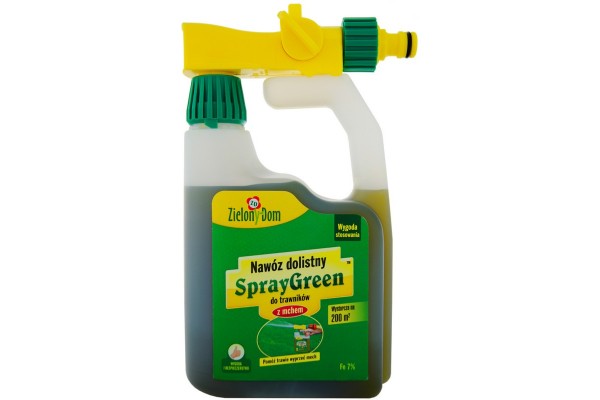 DOM - SPRAY GREEN NAWÓZ DOLISTNY DO TRAWNIKÓW Z MCHEM 950ml