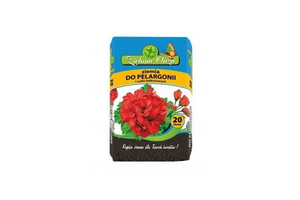PODŁOŻE DO PELARGONII 20 L ZIELONA OAZA
